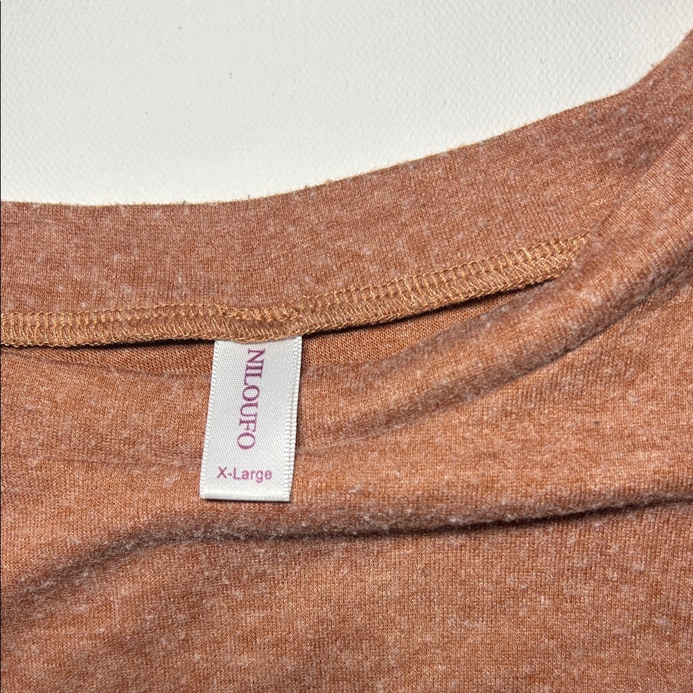 Women's Long Sleeve Tee - Brown
